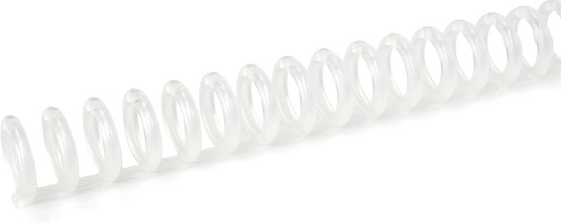 RAYSON Click Binding Spines, 3:1 Pitch, Clear, Binds Up to 120 Sheets, Compatible with A4 and Letter Size Paper, 30-Pack, Reclosable Binding Combs for Presentations & Reports - Image 1